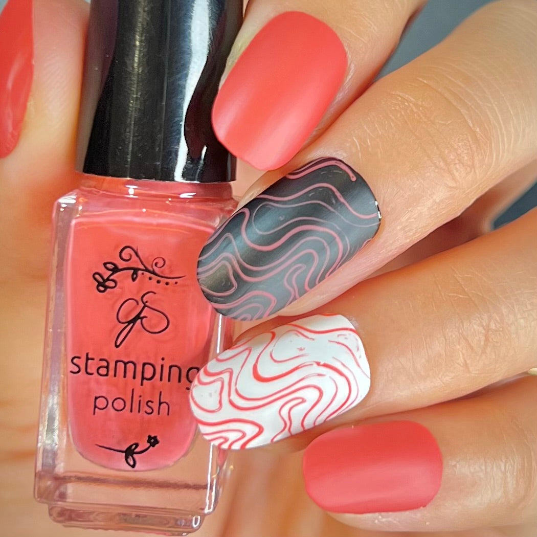 #136 - Retro Red - Nail Stamping Color (5 Free Formula)