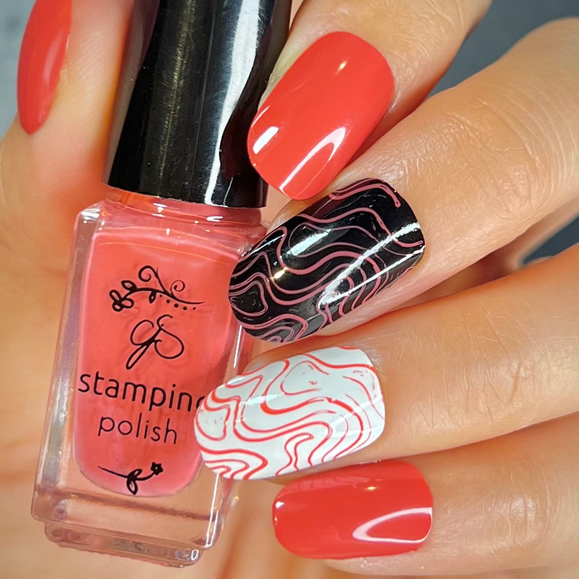 #136 - Retro Red - Nail Stamping Color (5 Free Formula)