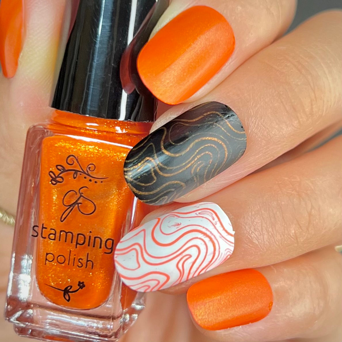 #150 Goldfish - Nail Stamping Color (5 Free Formula)