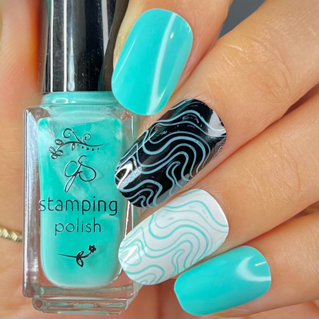 #188 - Caribbean Cocktail - Nail Stamping Color (5 Free Formula)