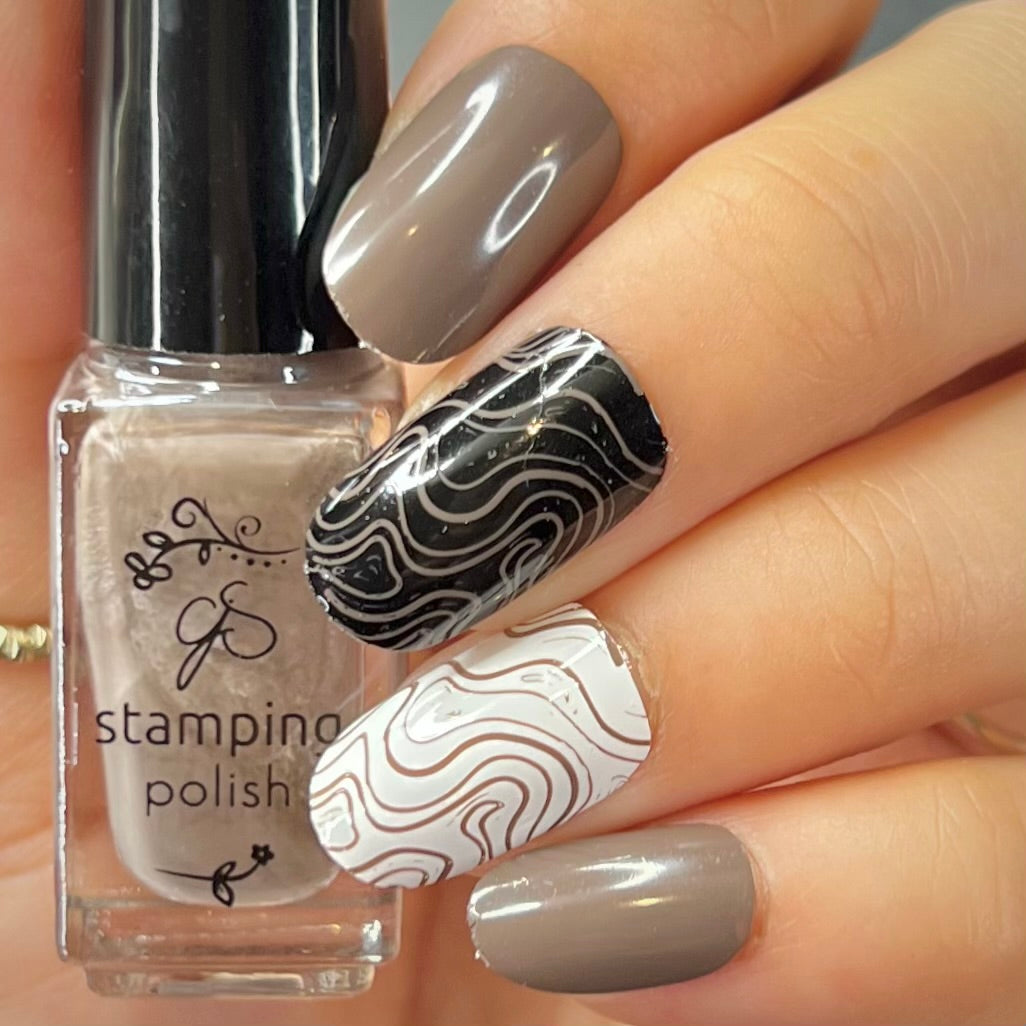 #197 Mocha - Nail Stamping Color (5 Free Formula)