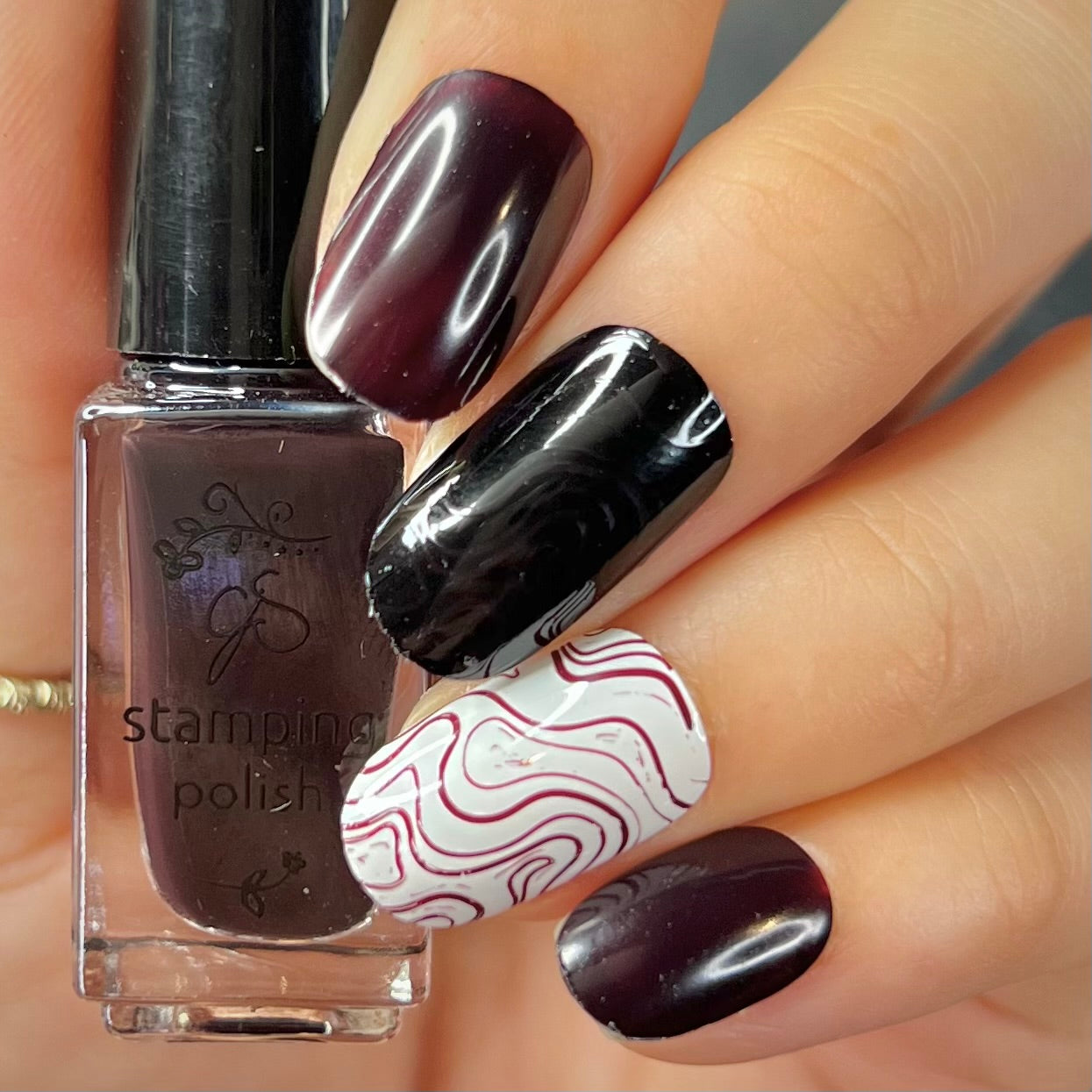 #198  Merlot - Nail Stamping Color (5 Free Formula)