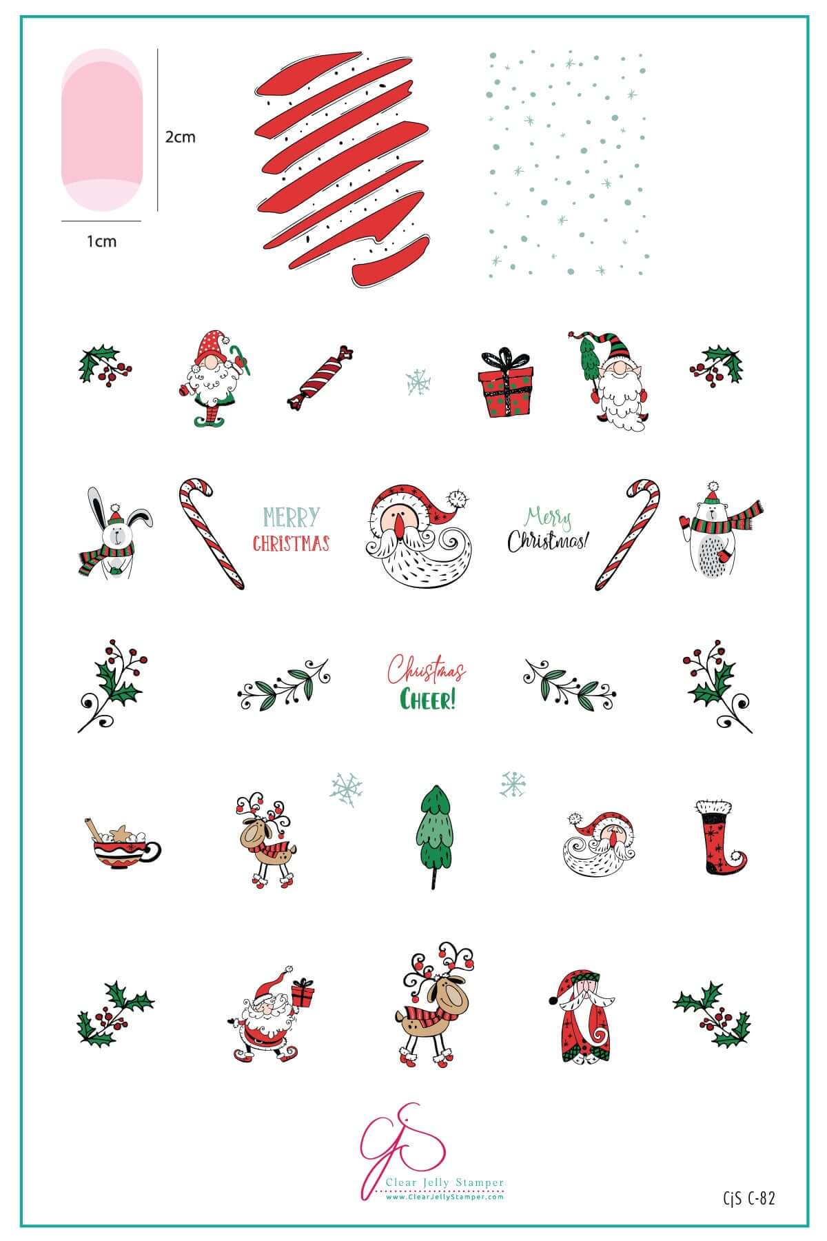 layered-nail-art-stamping-plate-inspo-cards-with-colorful-festive-designs-of-santa-gifts-holly-and-ivy-and-words-for-nail-art