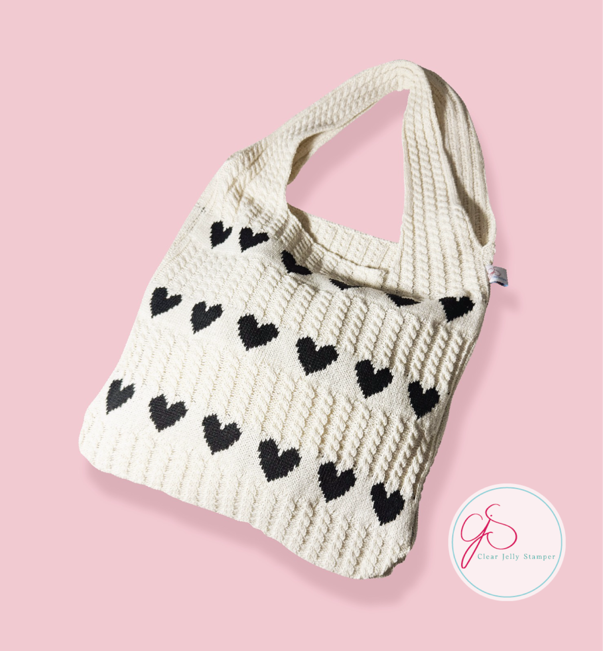 CjS Heart Crochet Bag