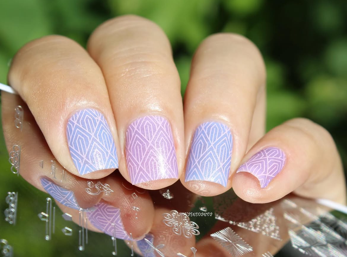 Delicate Deco (CjS-101) Steel Layered Nail Art Stamping Plate