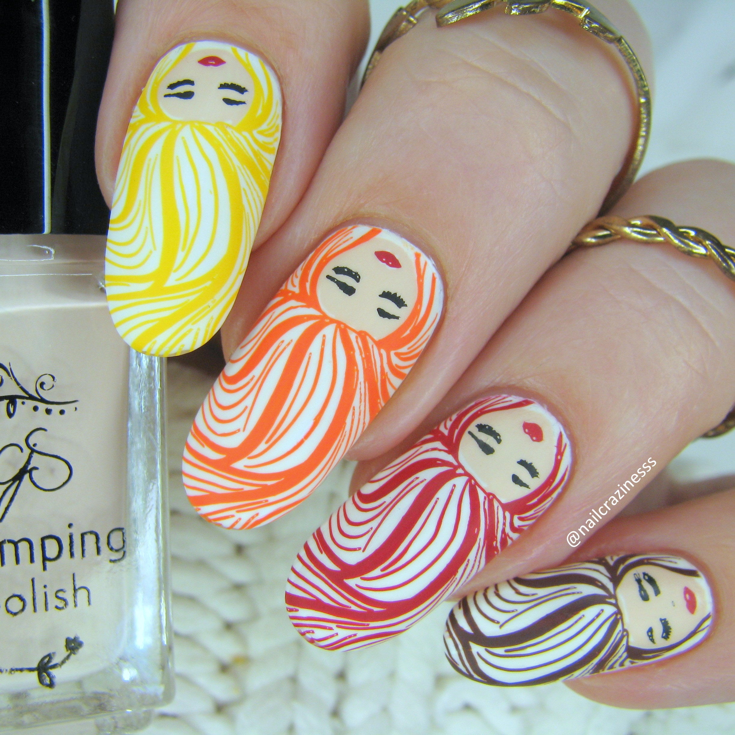 stunning-manicure-with-full-coverage-nail-art-designs-of-a-girls-hair