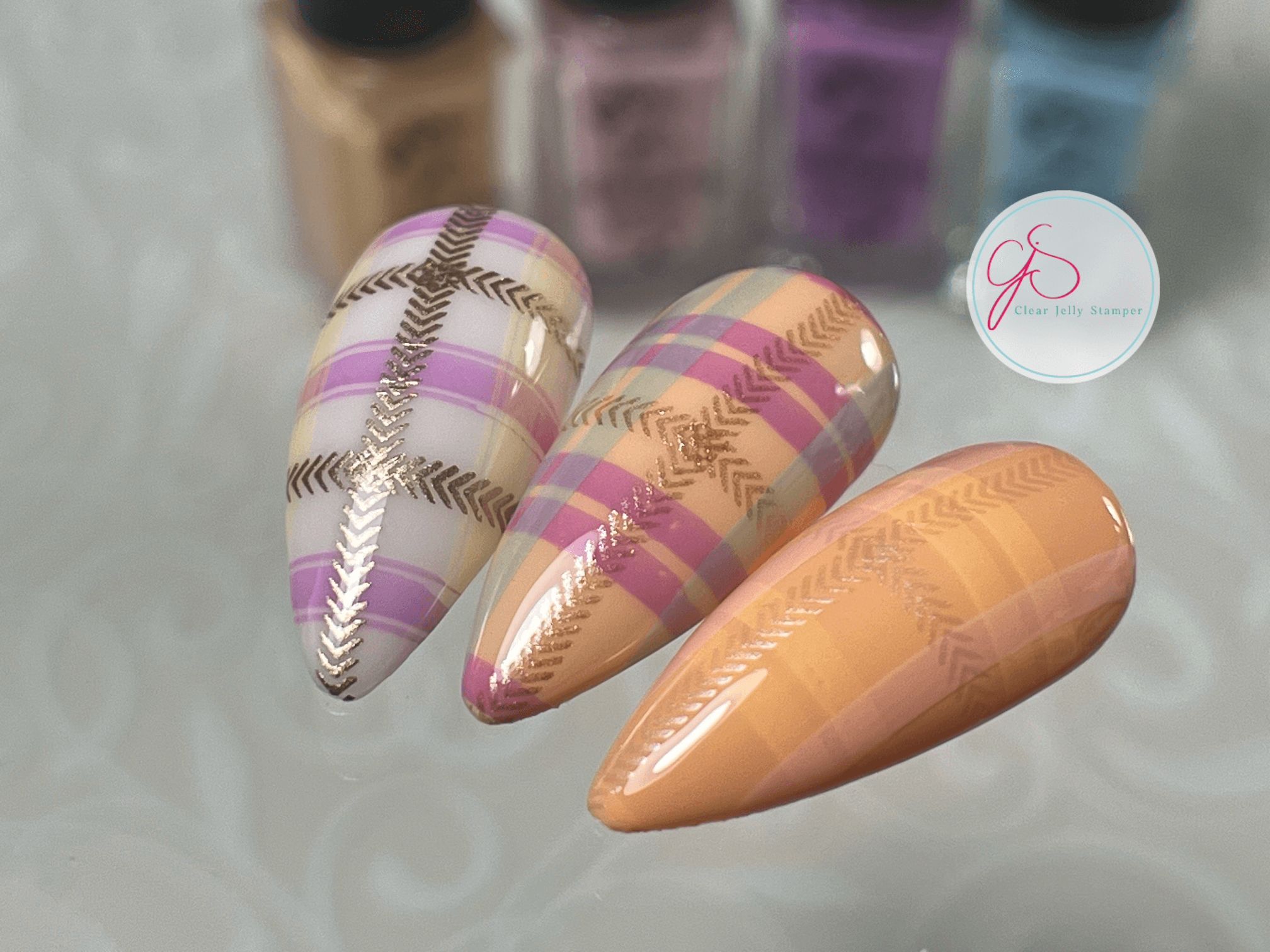 set-of-three-nail-tips-with-stunning-plaid-nail-art-designs