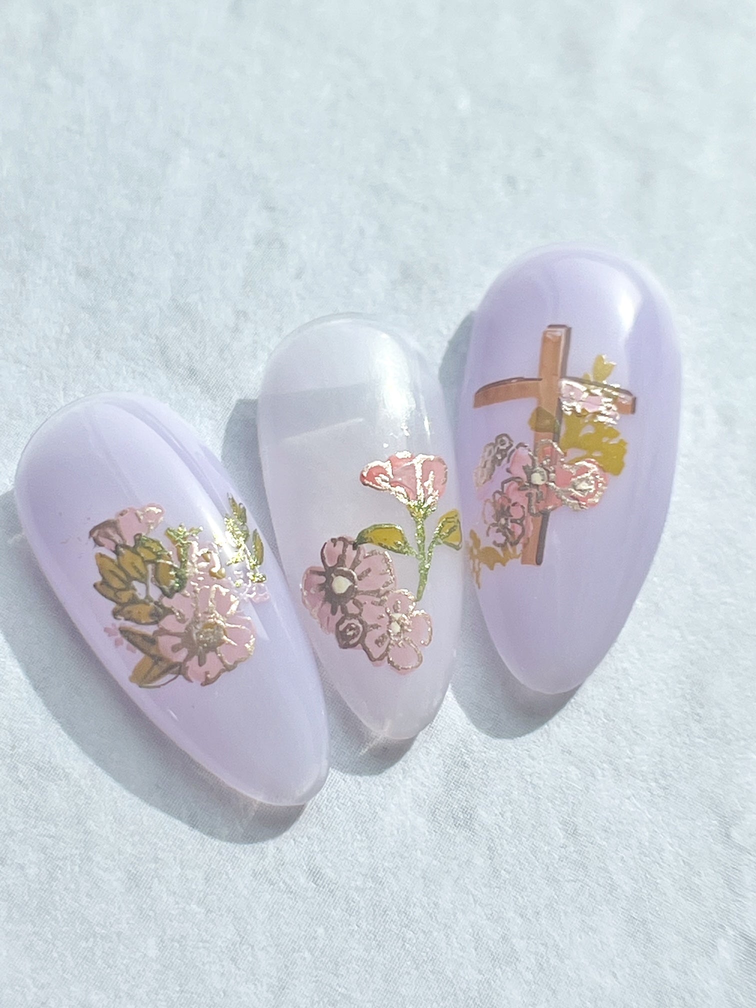 Easter Floral (CjSH-88) Steel Nail Art Layered Stamping Plate