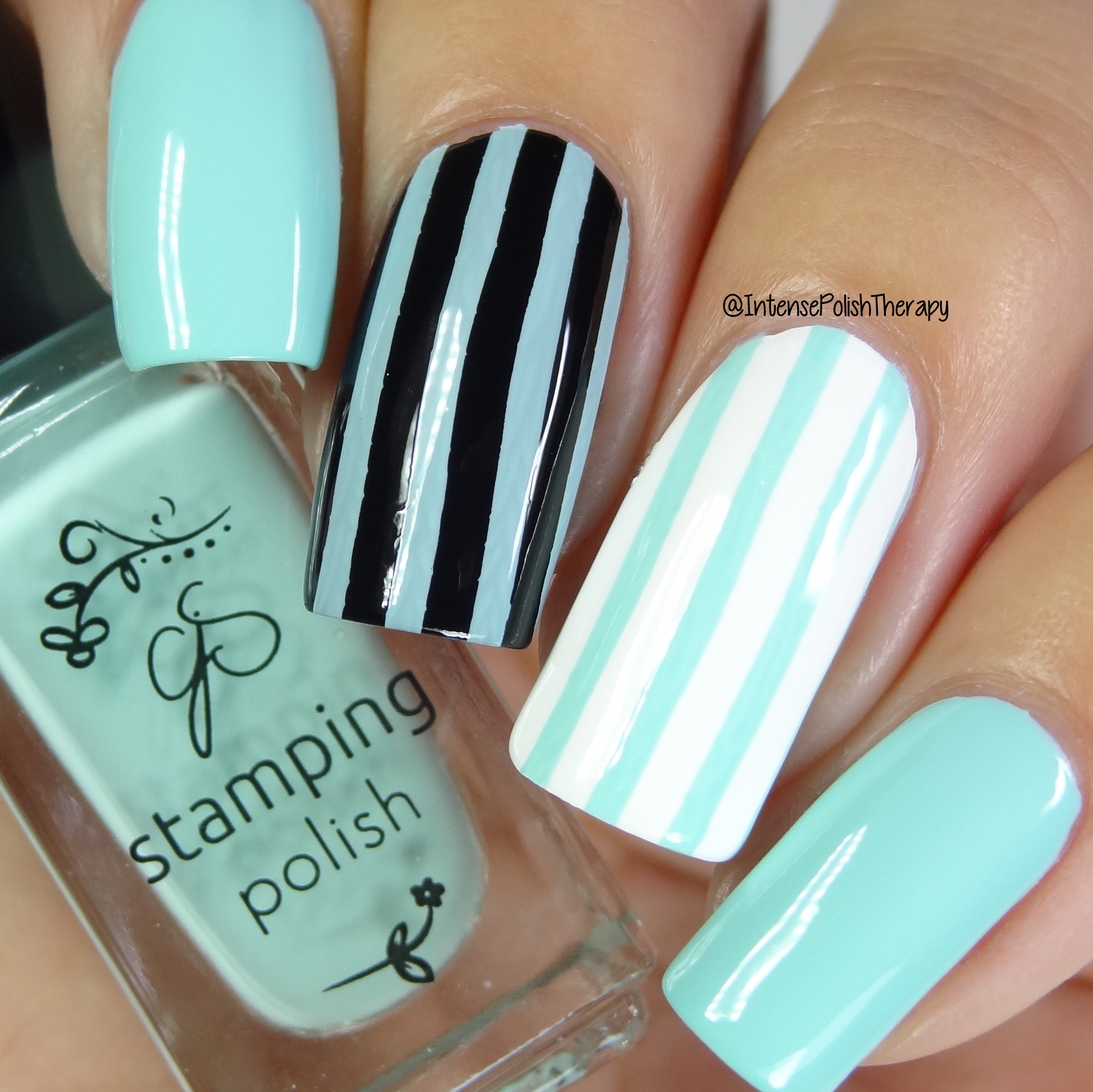 #69 April Showers - Nail Stamping color (5 Free Formula) Polish Clear Jelly Stamper 