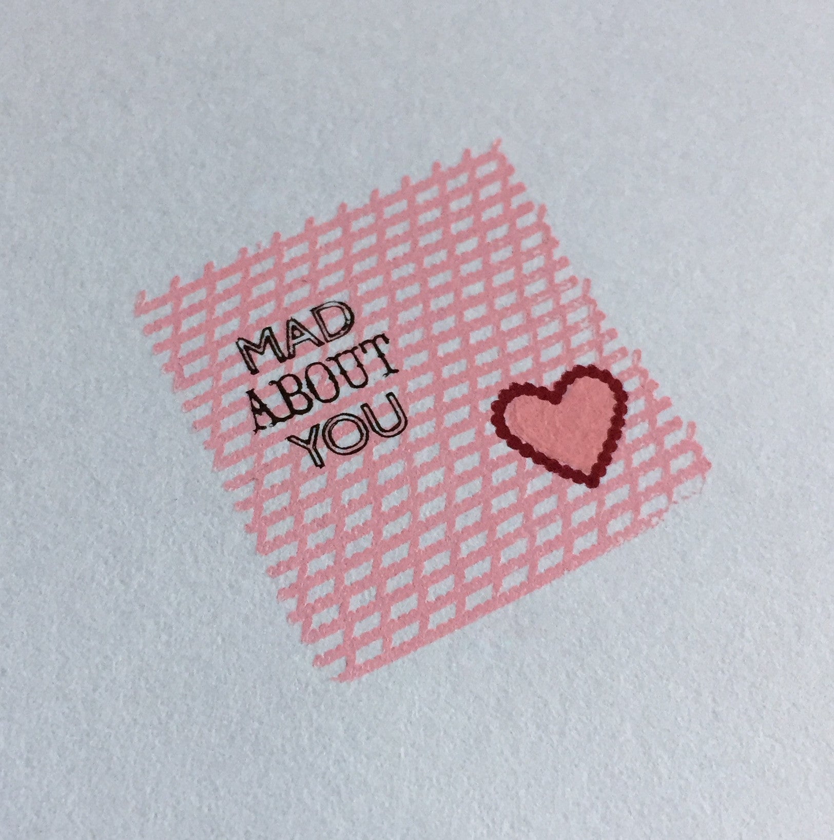 Layers of LoVe (CjS V-04) - Steel Stamping Plate 6x6 Clear Jelly Stamper 