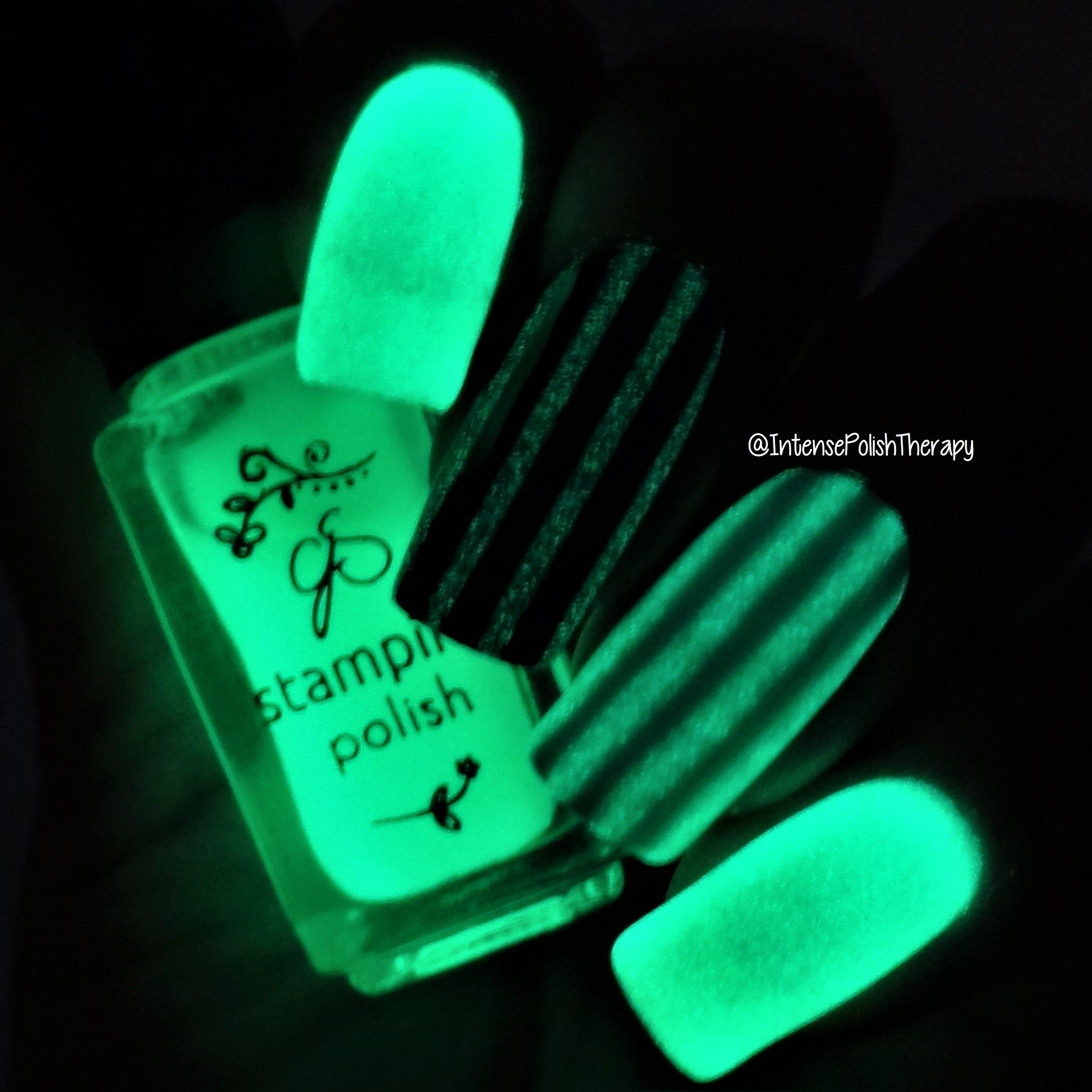 GLOW! - Stamping Polish (5ml) Base/Top/Cuticle/Glow Clear Jelly Stamper 