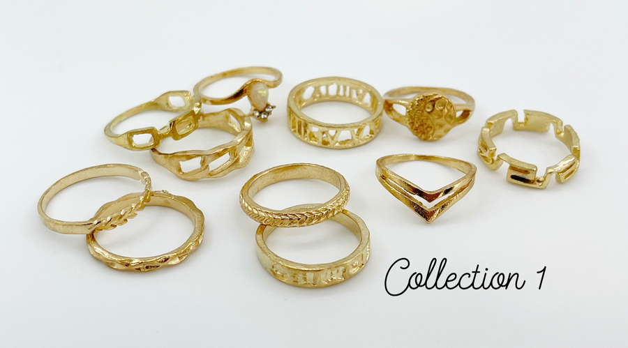 Koko & Claire Decorative Rings for Display Hand - Collection 1